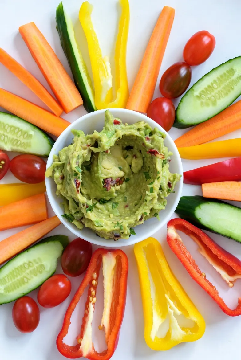 Crudites & Guacamole Dip