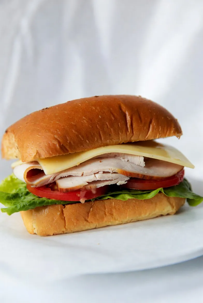 Turkey & Cheese Clubhouse in Brioche Pain De Mie
