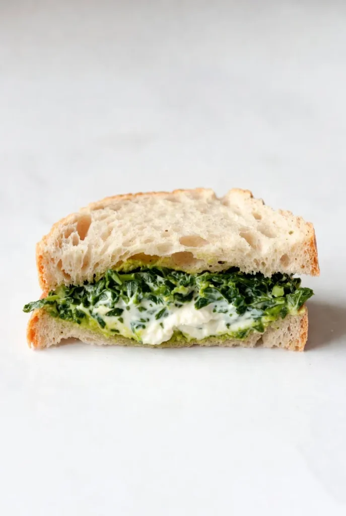 Mini Creamy Spinach & Cheese Sandwich