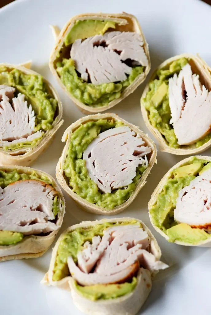 Turkey Avocado Wrap Bites