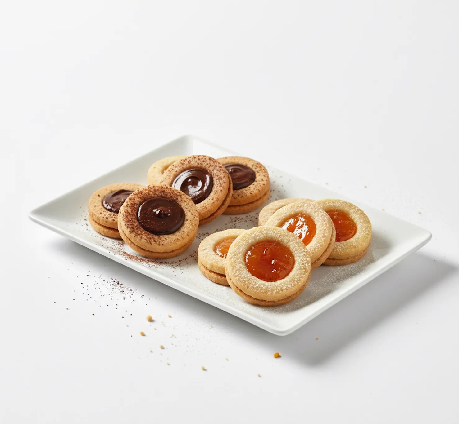 Selection of Sable (Chocolate and with Apricot Jam)