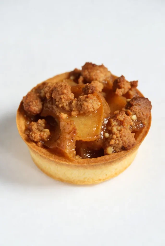 Mini Apple Crumble Tart