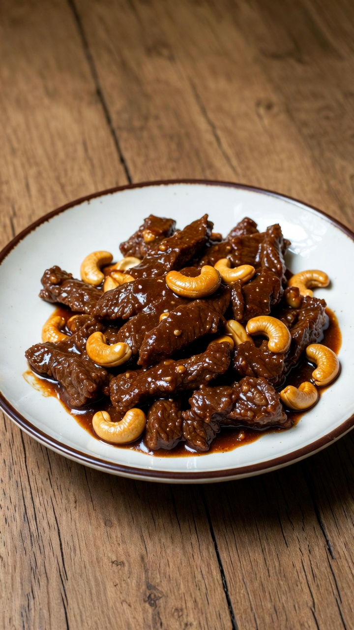 Beef Cashew Nuts (Soja Peanut Butter Sauce)