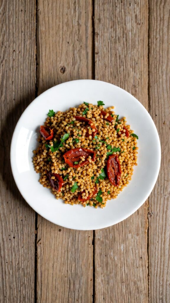 Freekeh With Sundried Tomato