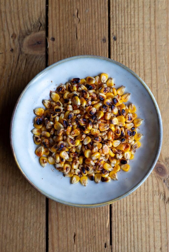 Roasted Corn with Seasoning